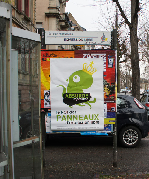 affichage libre rue de Turenne